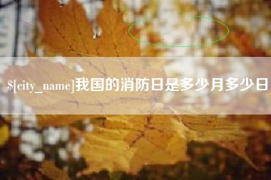 泗阳我国的消防日是多少月多少日