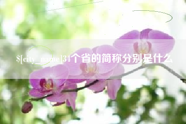 泗阳34个省的简称分别是什么