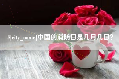 泗阳中国的消防日是几月几日？