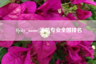 泗阳消防专业全国排名