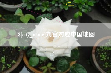 泗阳九宫对应中国地图