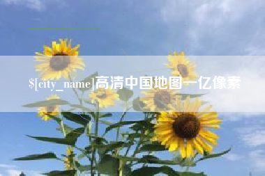 泗阳高清中国地图一亿像素