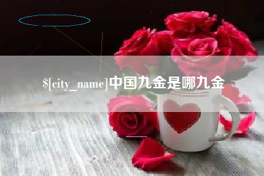 泗阳中国九金是哪九金