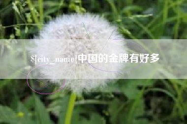 泗阳中国的金牌有好多