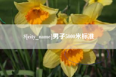 泗阳男子5000米标准