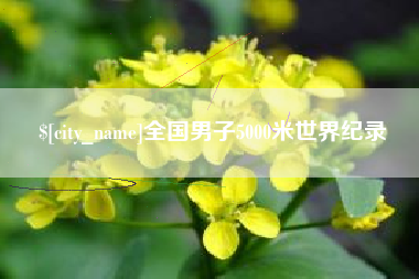 泗阳全国男子5000米世界纪录