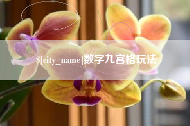 泗阳数字九宫格玩法