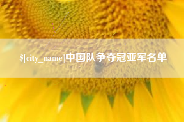 泗阳中国队争夺冠亚军名单