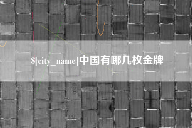 泗阳中国有哪几枚金牌