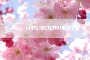 泗阳中国地图九宫八卦死门在哪