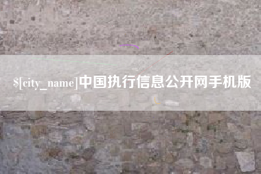 泗阳中国执行信息公开网手机版