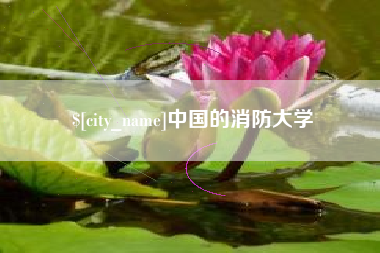 泗阳中国的消防大学