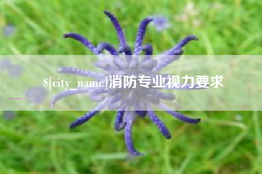 泗阳消防专业视力要求