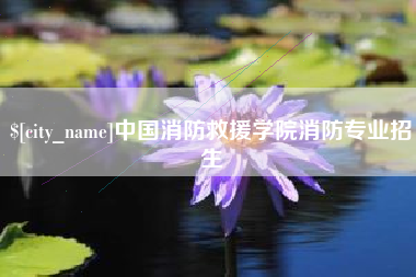 泗阳中国消防救援学院消防专业招生