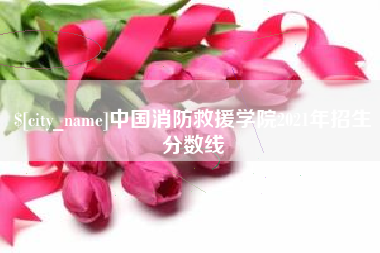 泗阳中国消防救援学院2021年招生分数线